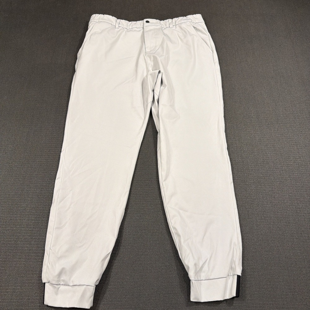 Good Good Golf Jogger Pants Mens 36 Waist Gray Performance Stretch 30" Inseam‎